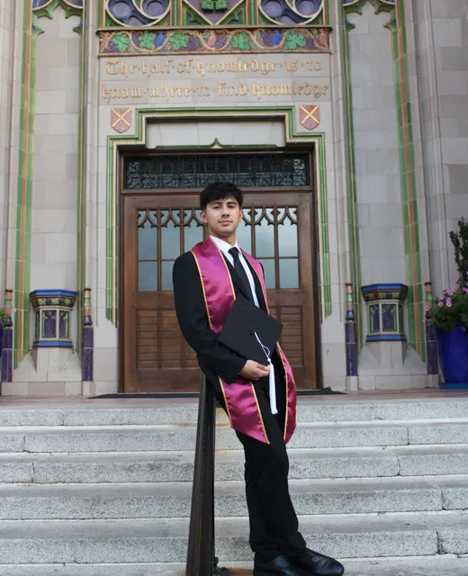 Nicolas Banos at his FSU graduation